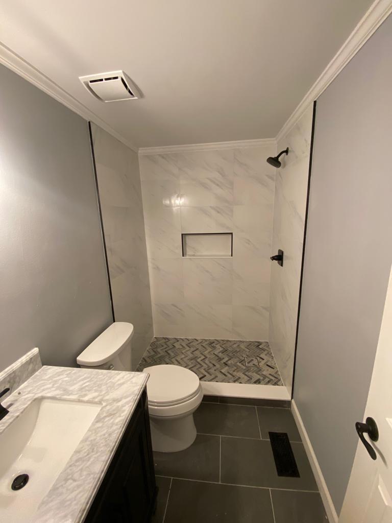 Elegant Custom Storage Niche by Alliance Construction